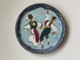 CERAMICA de Studio MILA DUBROVNIK, Croatia, DANSATORII, datata 1983