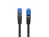Patch cord Cat.6A S FTP LSZH CCA 10 m negru, Fluke Passed