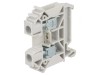 Conector &Icirc;mbinare Șine 0,5-10mm&sup2; 2 Borne Gri 8mm