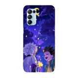 Husa compatibila cu Oppo A55, Viceversa, model Sea Fireflies Hunter x Hunter, Silicon, TPU, Transparent, Carcasa