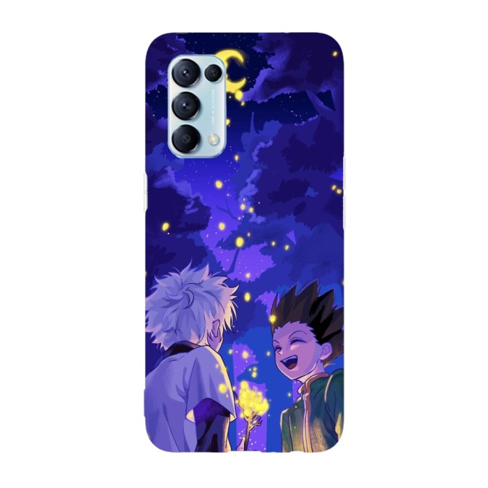 Husa compatibila cu Oppo A52, Viceversa, model Sea Fireflies Hunter x Hunter, Silicon, TPU