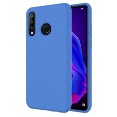 Husa Huawei P30 Lite, Silicon Flexibil, Mat, Albastru foto