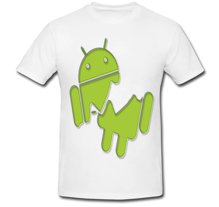 Tricou &quot; Android torn &quot;