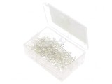 Set 100 x LED THT 3mm Alb 2.7-3.4V 20mA Cu Cutie Plastic