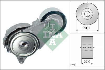 INA 534 0408 10 Intinzator curea, curea distributie foto