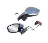 Oglinda exterioara Citroen C3, 11.2016-, Stanga, reglare electrica; grunduit; incalzita; geam convex; cromat; 7 pini; cu semnalizare, View Max