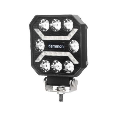 LED Lumini de lucru Lampe &amp;#039;&amp;#039;DEMMON&amp;#039;&amp;#039; DRL 12V 24V 27W pentru Camion tractor Suv 4x4 Spot Beam Alb foto