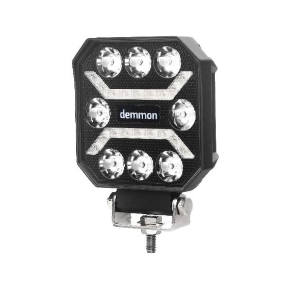 LED Lumini de lucru Lampe &#039;&#039;DEMMON&#039;&#039; DRL 12V 24V 27W pentru Camion tractor Suv 4x4 Spot Beam Alb