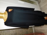 Rochie noua, neagra , masura 48 , eleganta, brosa cadou