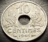 Moneda istorica 10 CENTIMES - FRANTA, anul 1941 * cod 1599 = excelenta, Europa, Zinc