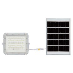 REFLECTOR CU INCARCARE SOLARA 6W 400LM 6400K - ALB foto