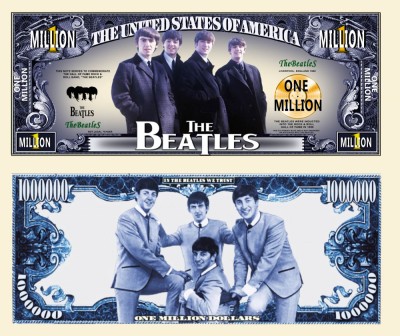 !!! NOU : SUA = FANTASY NOTE (TJ6) = TRUPA &amp;#039;&amp;#039; THE BEATLES &amp;#039;&amp;#039; - 2024 - UNC foto