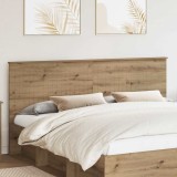 vidaXL Tăblie cap cu headboard Stejar Artizanal 200 cm Lemn compozit 887724