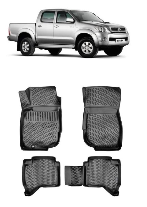 Set Covorase Auto Cauciuc Toyota Hilux VII (2004-2015)