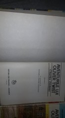 carte veche,Charles Dickens-Aventurile lui Oliver Twist(2 volume),1976,T.GRATUIT