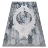 Covor acril Valencia 5040 Orient albastru si gri, 80x150 cm