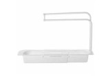 Organizator chiuvetă, extensibil 36-50 cm, plastic, alb