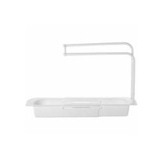 Organizator chiuvetă, extensibil 36-50 cm, plastic, alb