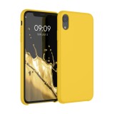 Husa pentru Apple iPhone XR, Silicon, Galben, 45910.143, Carcasa, Kwmobile