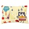 Perna SomnART Bufnita, 50x70 cm, bumbac Relax KipRoom