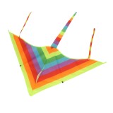 Zmeu pentru copii, Triunghiular, 57 x 85 cm, Multicolor