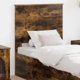 vidaXL Tăblie cap cu headboard Stejar fumuriu 75 cm Lemn compozit 887830