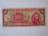 Rara! Brazilia 5000 Cruzeiros 1965