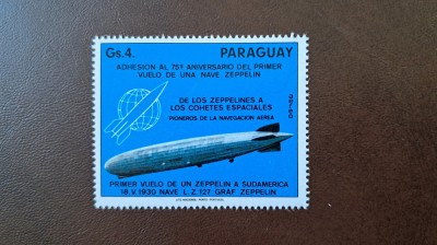 ZEPPELIN 1975 Paraguai Mi=2714 MNH foto