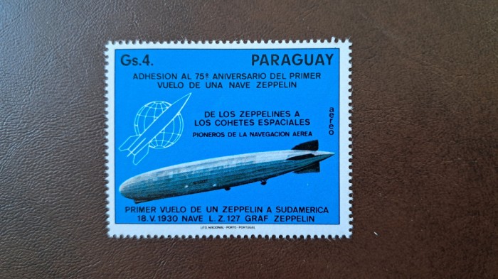 ZEPPELIN 1975 Paraguai Mi=2714 MNH