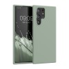 Husa Kwmobile pentru Samsung Galaxy S22 Ultra, Silicon, Verde, 56765.172, Carcasa