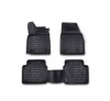 Covorase Auto Tip Tavita Cauciuc ALM Ford Focus IV 2019-2024, Negre, Fata+Spate, Fixare Podea