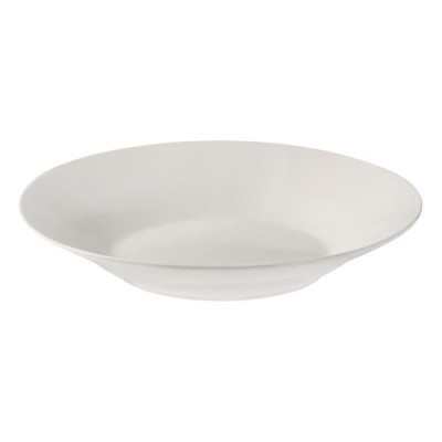 Set Farfurii Adanci din Portelan, Alb, 4 buc, 22.5cm foto