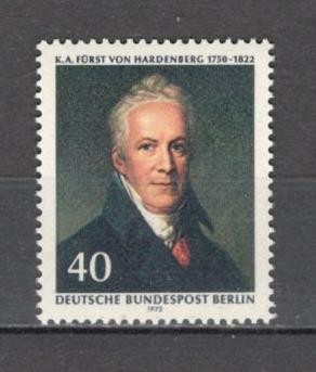 Berlin.1972 150 ani moarte K.A. principe de Hardenberg-Pictura SB.813 foto