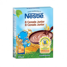 Cereale copii NESTLE Junior 8 cereale 250g de la 12 luni foto