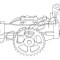 Pompa ulei PEUGEOT 206 Hatchback (2A/C) (1998 - 2016) TOPRAN 721 207