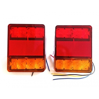 Set lampi auto 8 led-24V foto