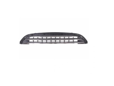 Grila bara protectie, spoiler Mini Hatch/Clubman (F54/F55/F56/F57), 02.2014-, montare fata, cu laminat cromate; negru, RapidAuto foto