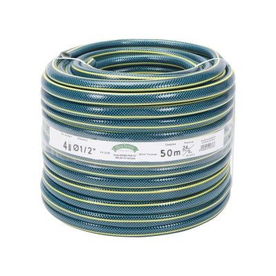 Furtun Bluebos Plus, 1/2 inchi, 50m, 4 straturi, clasa 3 rezistenta, Micul Fermier, GF-2118 foto