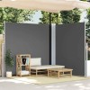VidaXL Copertină laterală retractabilă, antracit, 200x600 cm 318008