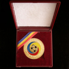 QW2 31 - Medalie - tematica sport - fotbal - Federatia romana de fotbal