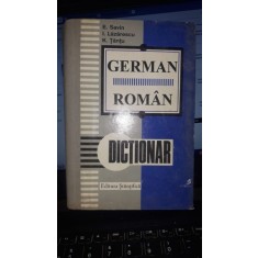 Dictionar German-Roman ,- E.Savin , I.Lazarescu , K.Tantu
