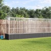 Voliera Pasari Argintie cu Extensie Otel Galvanizat 1250x107x212cm Cusca Papagali, Perusi, Animale Mici