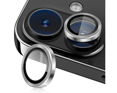 Folie Protectie Camere iPhone 16 6.1 iPhone 16 Plus 6.7 Silver foto