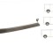 Ornament far MERCEDES SPRINTER 208-414, 04.2000-12.2002; SPRINTER/CLASSIC 208-416, 01.2003-2007, partea dreapta, metal,