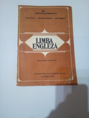 LIMBA ENGLEZA ~ MANUAL PENTRU CLASA a IX - a ( anul V de studiu ) ~ COLECTIV foto