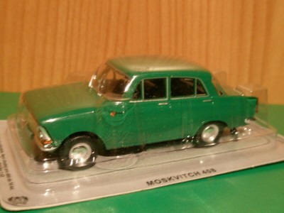 Macheta Moskvitch 408 Masini de Legenda Polonia scara 1:43 foto