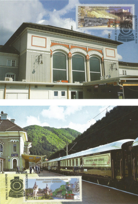 |Romania, LP 1878/2010, Emisiune comuna Romania-Austria, Orient Express, maxime