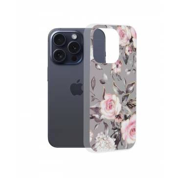 Husa Marble Series Bloom of Ruth Gray Apple iPhone 15 Pro foto