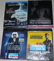 Atomic Blondie,Dunkerque,4 blu-ray sigilat e,subtitr engleza,franceza,italiana foto