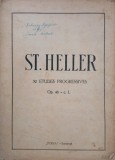 Partitura 30 etudes progressives Op. 46 St. Helier Carte muzicala Studii